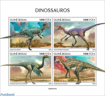 Guinea Bissau 2022 Dinosaurs, Mint NH, Nature - Prehistoric Animals - Prehistorisch