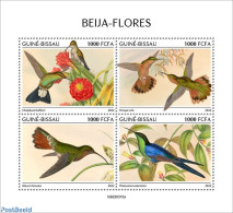 Guinea Bissau 2022 Hummingbirds, Mint NH, Nature - Birds - Flowers & Plants - Hummingbirds - Guinea-Bissau