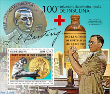 Guinea Bissau 2022 100th Anniversary Of The First Insulin Injection, Mint NH, Health - Science - Guinée-Bissau