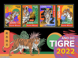 Guinea Bissau 2022 Year Of The Tiger 2022, Mint NH, Nature - Various - Cat Family - Yearsets (by Country) - Non Classés