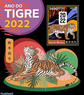 Guinea Bissau 2022 Year Of The Tiger 2022, Mint NH, Nature - Various - Cat Family - Yearsets (by Country) - Ohne Zuordnung