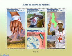 Guinea Bissau 2022 Cholera Outbreak In Malawi, Mint NH, Health - Red Cross - Croix-Rouge