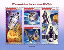 Guinea Bissau 2022 55th Anniversary Of The Launch Of Venera 4, Mint NH, Transport - Space Exploration - Guinea-Bissau