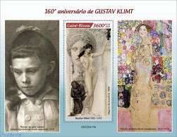 Guinea Bissau 2022 160th Anniversary Of Gustav Klimt, Mint NH, Art - Gustav Klimt - Paintings - Guinée-Bissau