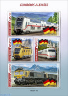 Guinea Bissau 2022 German Trains, Mint NH, Transport - Railways - Treinen