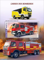 Guinea Bissau 2022 Fire Engines, Mint NH, Transport - Automobiles - Fire Fighters & Prevention - Autos