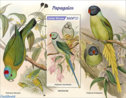 Guinea Bissau 2022 Parrots, Mint NH, Nature - Birds - Flowers & Plants - Parrots - Guinée-Bissau
