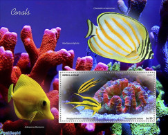 Sierra Leone 2022 Corals, Mint NH, Nature - Fish - Corals - Poissons