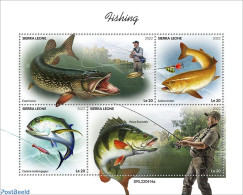 Sierra Leone 2022 Fishing, Mint NH, Nature - Fish - Fishing - Pesci
