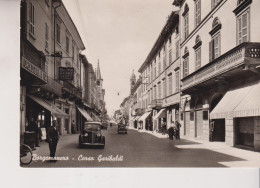 BORGOMANERO  NOVARA  CORSO GARIBALDI  AUTO D' EPOCA  VG   1951 - Novara