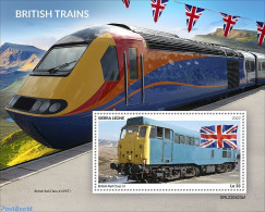 Sierra Leone 2022 British Trains, Mint NH, History - Transport - Flags - Railways - Trains