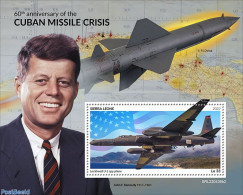 Sierra Leone 2022 60 Years Since The Cuban Missile Crisis, Mint NH, History - Transport - American Presidents - Milita.. - Militaria
