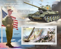 Sierra Leone 2022 70 Years Since The Battle Of Triangle Hill, Mint NH, History - Transport - Various - Militarism - We.. - Militares