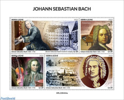 Sierra Leone 2022 Johann Sebastian Bach, Mint NH, Performance Art - Music - Musical Instruments - Art - Composers - Musique