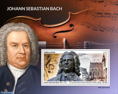 Sierra Leone 2022 Johann Sebastian Bach, Mint NH, Performance Art - Music - Musical Instruments - Art - Composers - Muziek