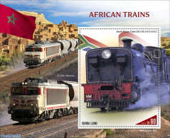 Sierra Leone 2022 African Trains, Mint NH, Transport - Railways - Eisenbahnen