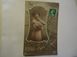 FRANCE POSTCARDS   WOMENS BONNE ANNEE - Other & Unclassified