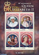 Sierra Leone 2022 90th Anniversary Of Queen Elizabeth II, Mint NH, History - Charles & Diana - Kings & Queens (Royalty) - Koniklijke Families