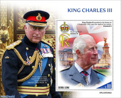 Sierra Leone 2022 King Charles III, Mint NH, History - Charles & Diana - Kings & Queens (Royalty) - Königshäuser, Adel