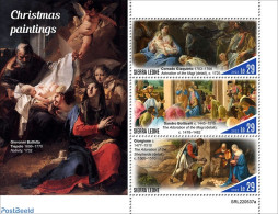 Sierra Leone 2022 Christmas Paintings, Mint NH, Religion - Christmas - Art - Paintings - Noël