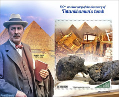 Sierra Leone 2022 100th Anniversary Of The Discovery Of Tutankhamun's Tomb, Mint NH, History - Explorers - Kings & Que.. - Explorateurs