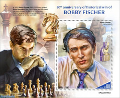 Sierra Leone 2022 50th Anniversary Of Bobby Fischer, Mint NH, Sport - Chess - Schaken