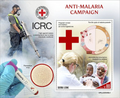 Sierra Leone 2022 Anti Malaria Campaign, Mint NH, Health - Red Cross - Rotes Kreuz