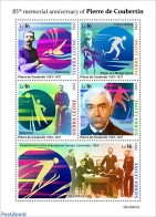 Sierra Leone 2022 85th Memorial Anniversary Of Pierre De Coubertin, Mint NH, Sport - Olympic Games - Sport (other And .. - Sonstige & Ohne Zuordnung