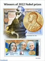 Sierra Leone 2022 Nobelprize Winners 2022, Mint NH, History - Nobel Prize Winners - Nobelpreisträger