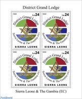 Sierra Leone 2022 Freemasonry, Mint NH, Various - Andere & Zonder Classificatie