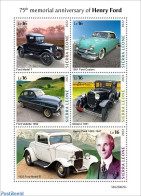 Sierra Leone 2022 75th Memorial Anniversary Of Henry Ford, Mint NH, Transport - Automobiles - Coches