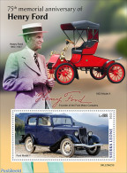 Sierra Leone 2022 75th Memorial Anniversary Of Henry Ford, Mint NH, Transport - Automobiles - Auto's