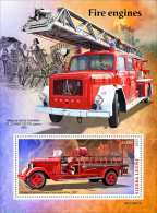 Sierra Leone 2022 Fire Engines, Mint NH, Transport - Automobiles - Fire Fighters & Prevention - Autos