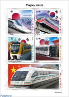 Sierra Leone 2022 Maglev Trains, Mint NH, Transport - Railways - Treinen