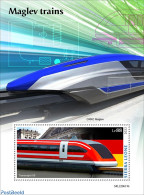 Sierra Leone 2022 Maglev Trains, Mint NH, Transport - Railways - Treinen