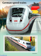 Sierra Leone 2022 German High Speed Trains, Mint NH, Transport - Railways - Trenes
