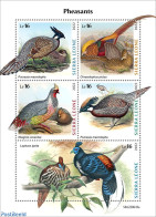 Sierra Leone 2022 Pheasants, Mint NH, Nature - Birds - Andere & Zonder Classificatie