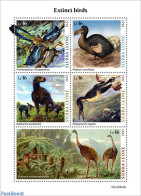 Sierra Leone 2022 Extinct Birds, Mint NH, Nature - Birds - Prehistoric Animals - Préhistoriques