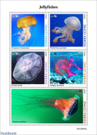 Sierra Leone 2022 Jellyfishes, Mint NH, Nature - Animals (others & Mixed) - Fish - Fishes