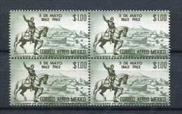 Mexico 1962. Yvert A 221 X 4 ** MNH. - Mexique