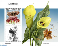 Djibouti 2022 Flowers, Mint NH, Nature - Flowers & Plants - Insects - Dschibuti (1977-...)