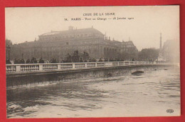 AE723 75 INNONDATIONS PARIS PONT AU CHANGE 28 JANVIER 1910 - Alluvioni Del 1910