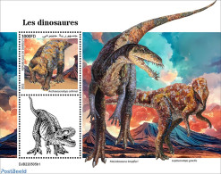 Djibouti 2022 Dinosaurs, Mint NH, Nature - Prehistoric Animals - Prehistory - Préhistoriques