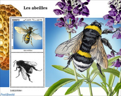 Djibouti 2022 Bees, Mint NH, Nature - Bees - Flowers & Plants - Yibuti (1977-...)