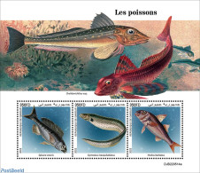 Djibouti 2022 Fishes, Mint NH, Nature - Fish - Fische