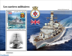 Djibouti 2022 Military Ships, Mint NH, History - Transport - Militarism - Ships And Boats - Militares