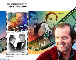 Djibouti 2022 85th Anniversary Of Jack Nicholson, Mint NH, Performance Art - Movie Stars - Actors