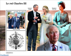 Djibouti 2022 King Charles III, Mint NH, History - Charles & Diana - Kings & Queens (Royalty) - Familias Reales