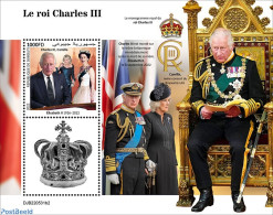 Djibouti 2022 King Charles III, Mint NH, History - Charles & Diana - Kings & Queens (Royalty) - Koniklijke Families