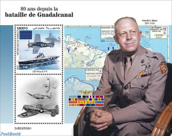 Djibouti 2022 80 Years Since The Battle Of Guadalcanal, Mint NH, History - Transport - Various - World War II - Aircra.. - WW2 (II Guerra Mundial)